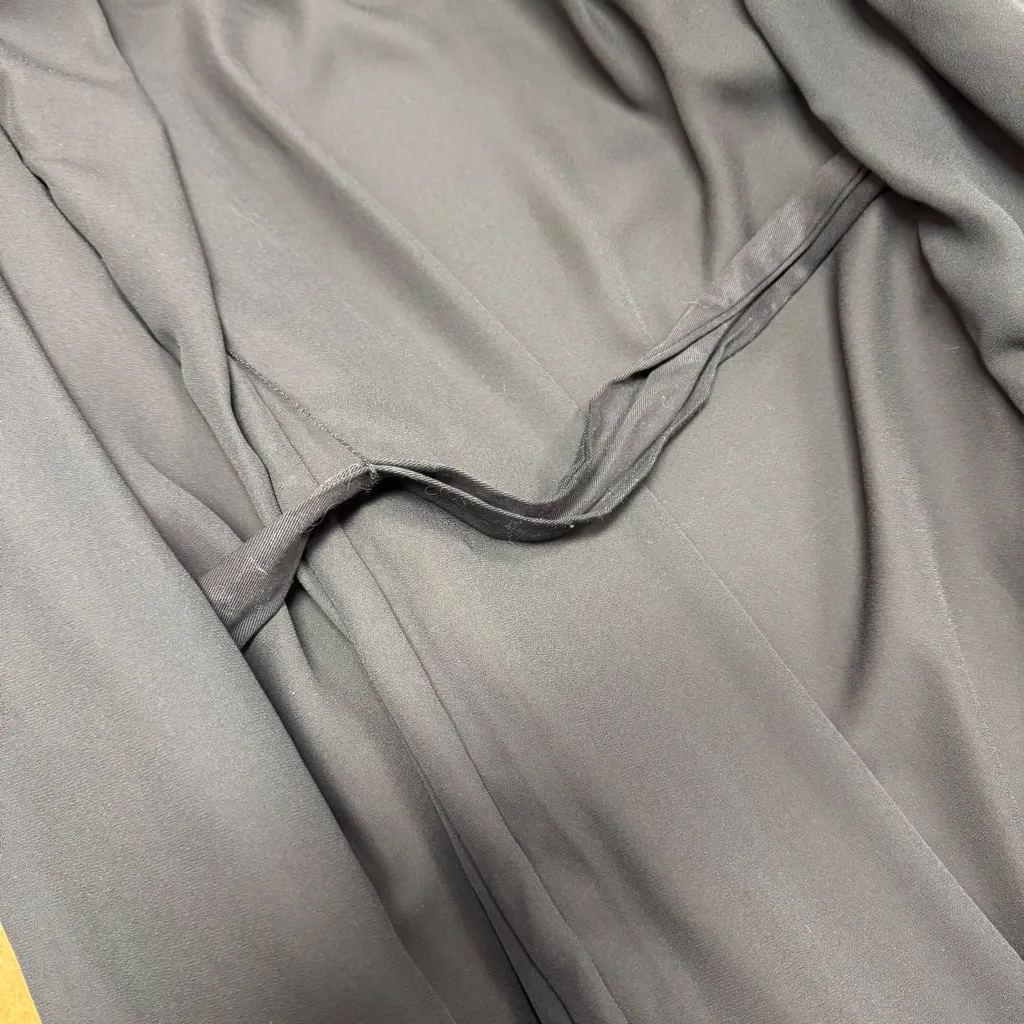 Amour Vert Irene Wool Blend Coat Long Sleeve Belted Camel Tan Small S - Image 7