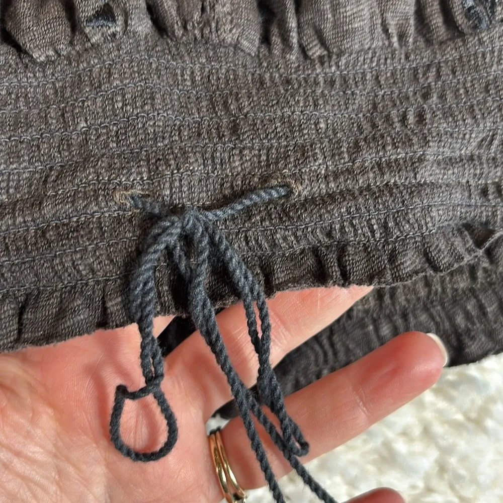 Free People Silverlake Top, Dark Gray, Size Small - Image 6