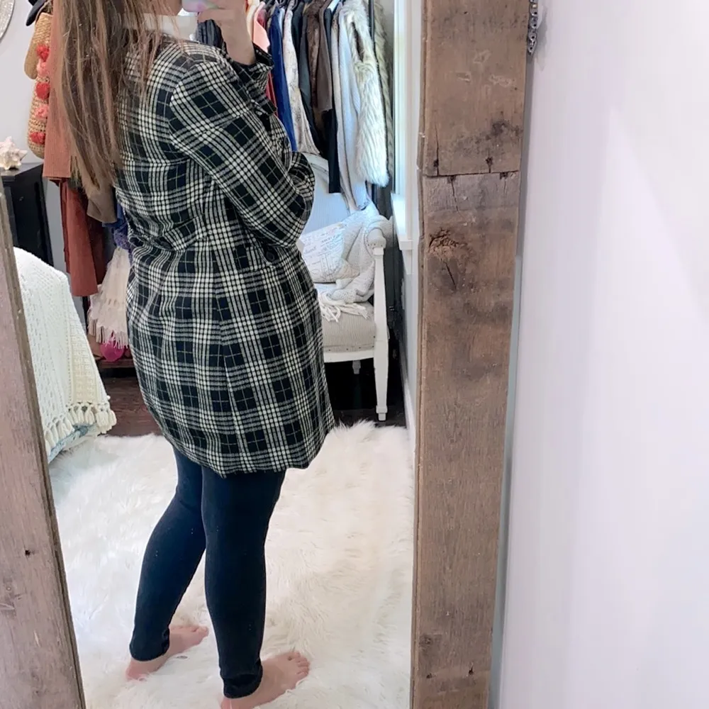 Worthington  plaid trench clueless style jacket size 4 - Image 4