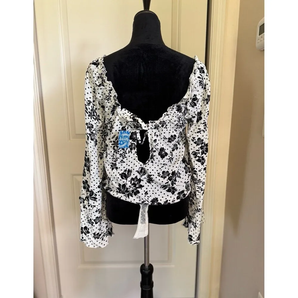 Free People One On One Date Bodysuit Tea Combo Size Small - Image 12