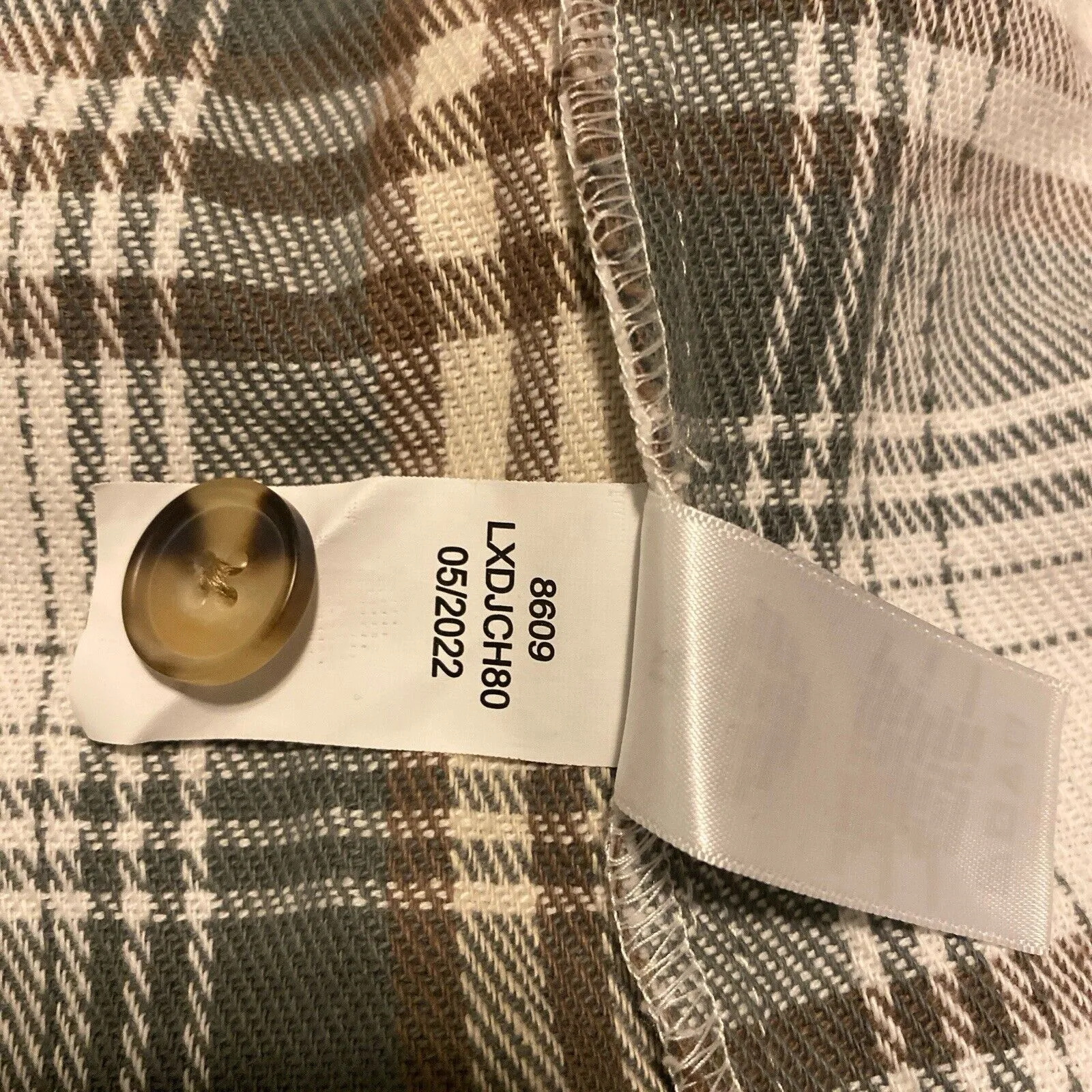 Aeropostale  Women Plaid Check Flannel Shirt With Cropped Hoodie Size XL - Image 6