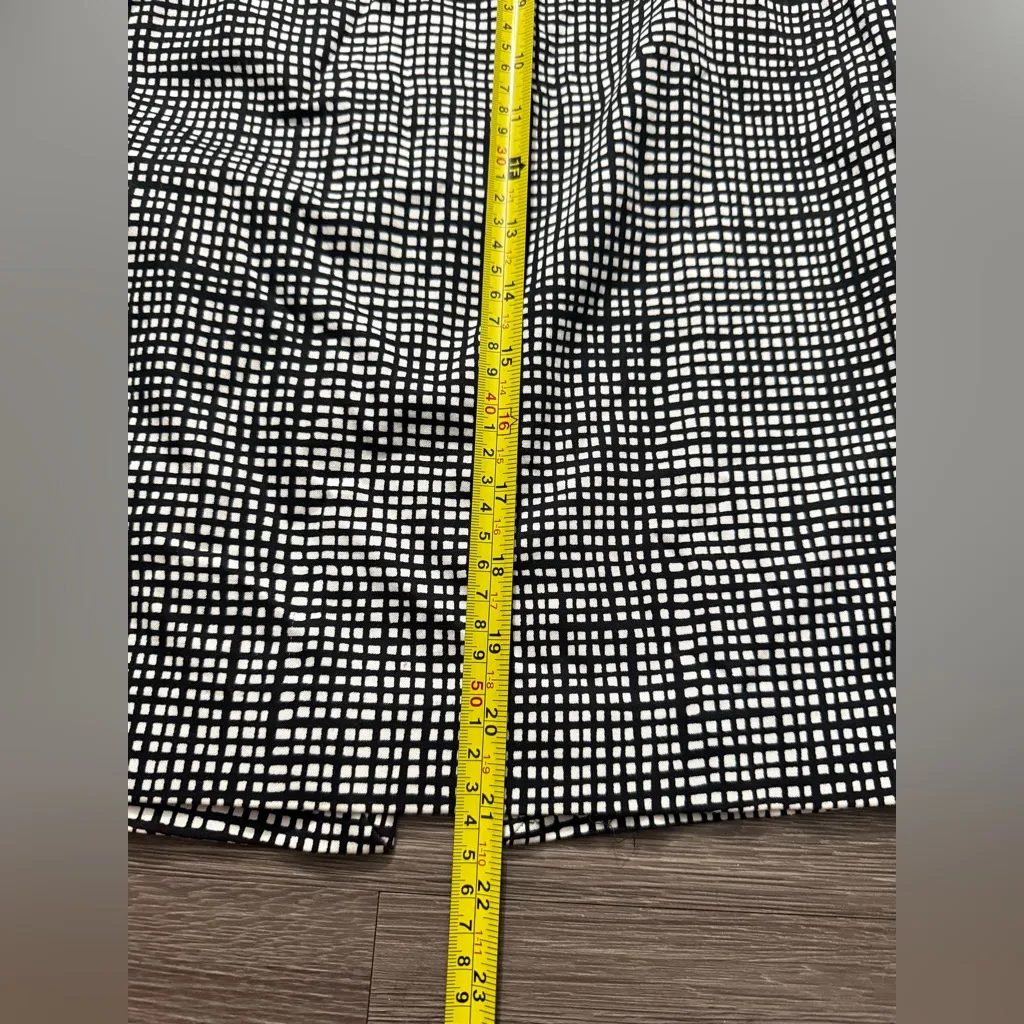 Express Monochrome Checkered Pencil Skirt Size 2 - Image 5
