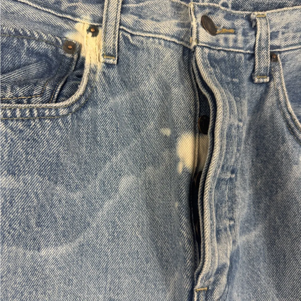 Women’s Faded Etica Cut Off Jeans Blue Size 26 - Image 2