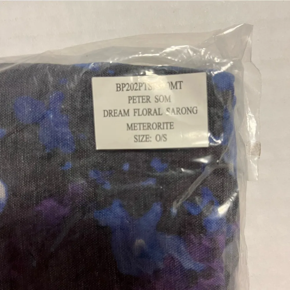 Peter Som Dream Floral Sarong Meteorite Coverup NEW in Packaging GREAT GIFT! - Image 7