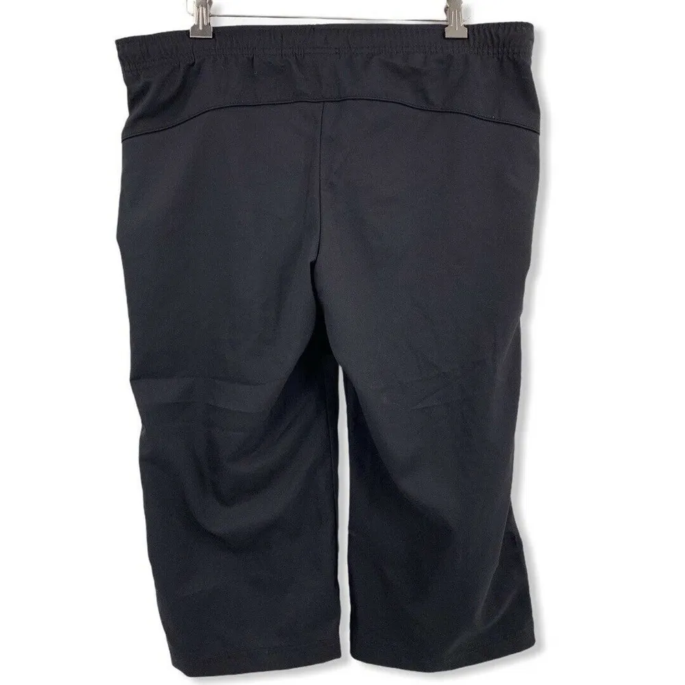 Nike Black Track Capri Pants Medium - Image 2