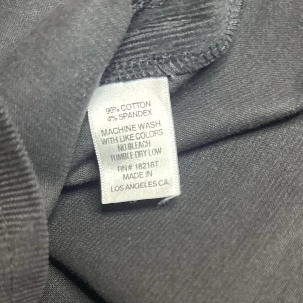 NWT RARE Valfre Petra Pinafore Black Corduroy Overall Mini Dress + Pockets - Image 6