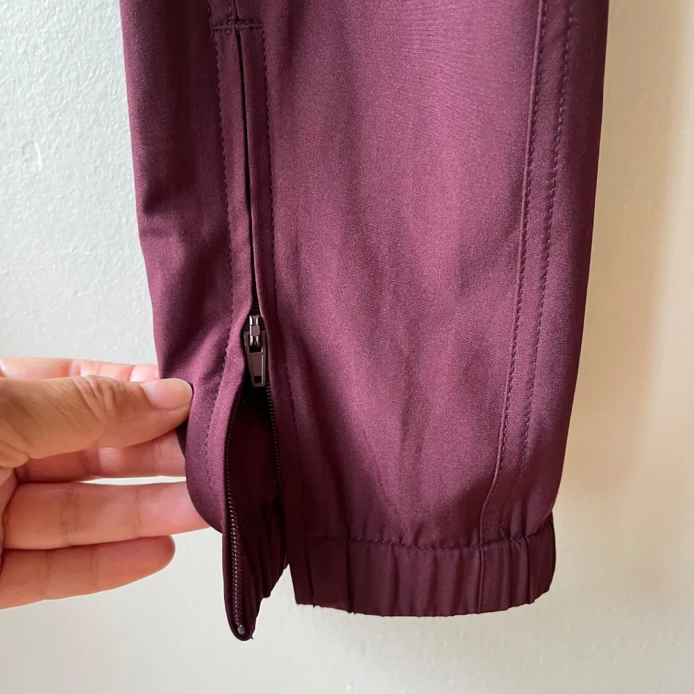 Old Navy Sz M Stretch Brooklyn Heights High Rise Jogger Pants‎ Ankle Zipper - Image 5