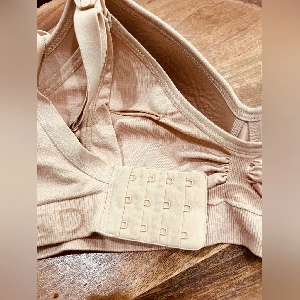 Kindred Bravely Bra Womens Large Pumping Nursing Bra Beige Nude Maternity Tan - Image 10