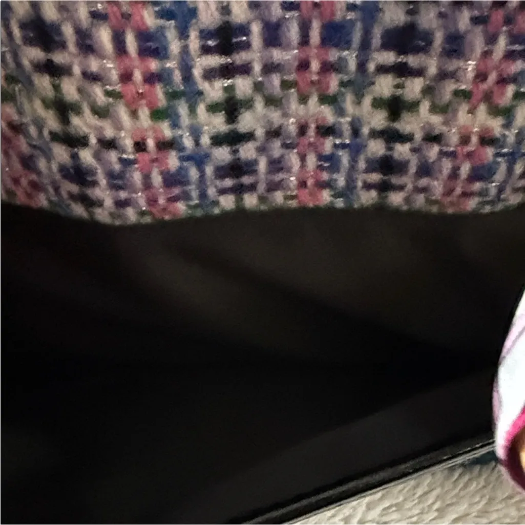 Coach Tweed Multi Color Wool Knit
Tote with Hangtag EUC - Image 7