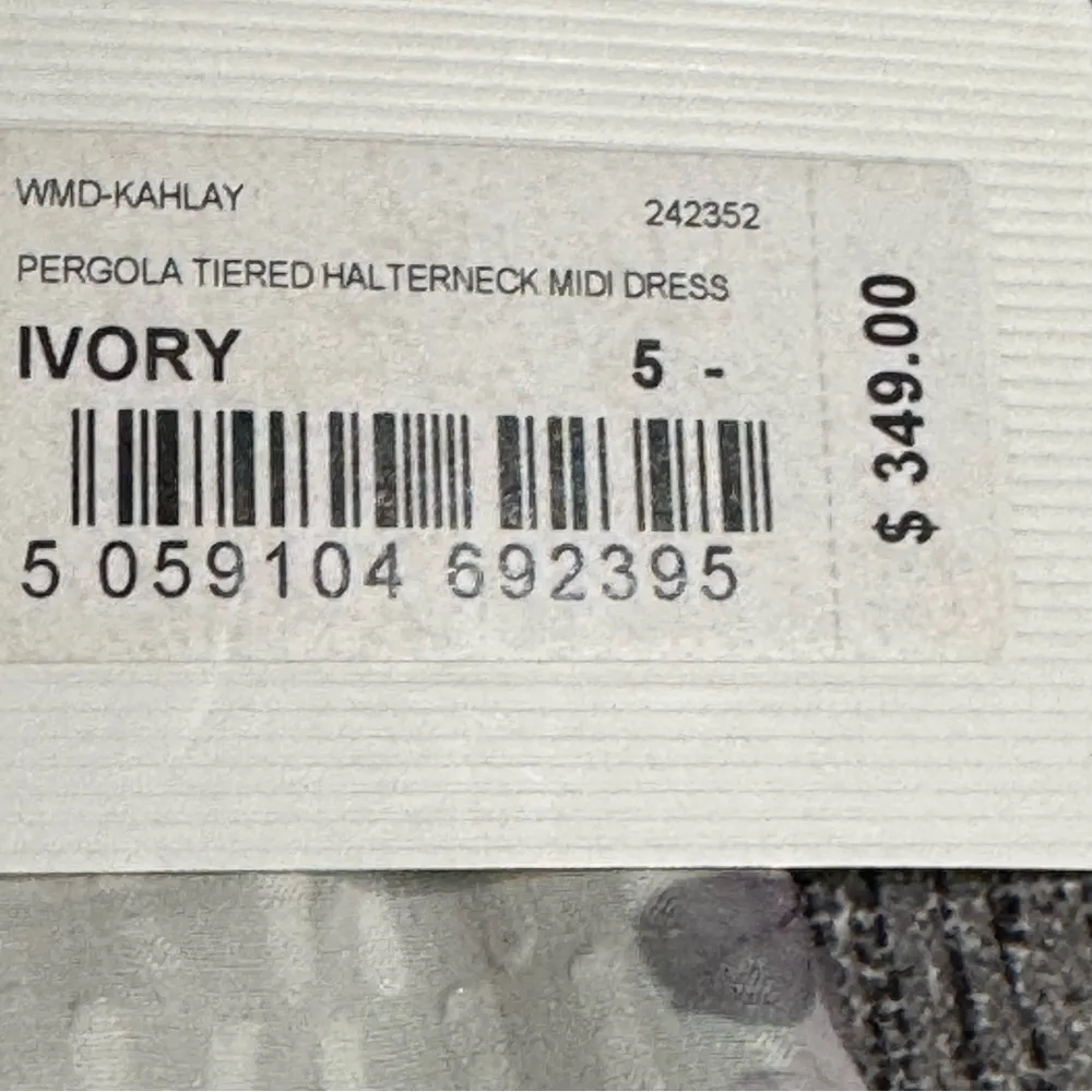 Ted Baker Pergola Tiered Halter Neck Midi Dress Size undefined - Image 12