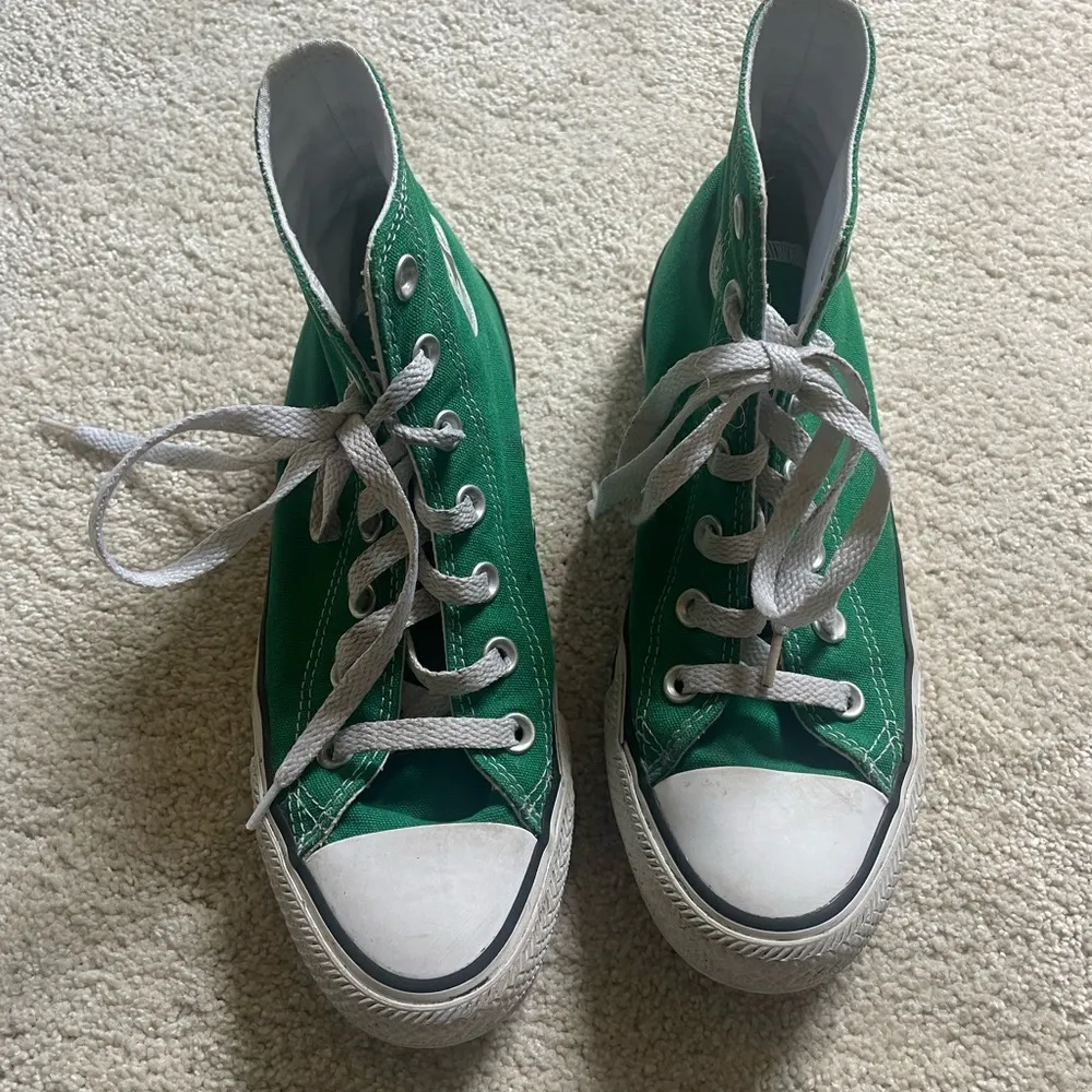 Converse Green High-Top Sneakers - Image 2