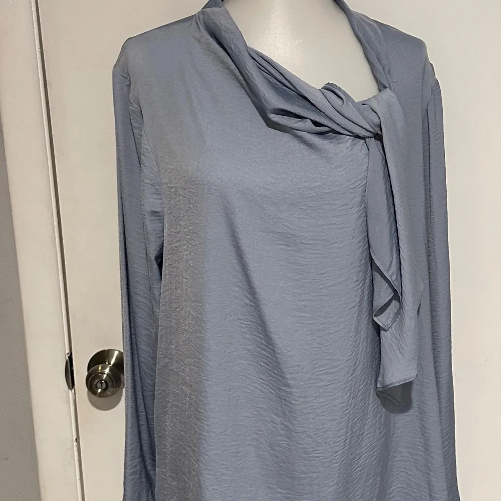 Primark Light Blue Blouse -‎ Size 16 - NEW With Tags. - Image 2