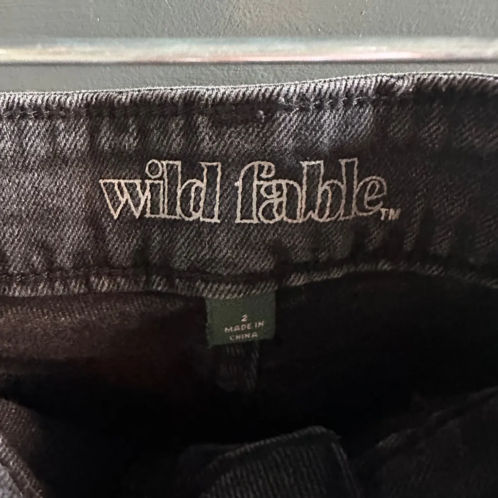 Wild Fable  Edgy Black Mini Skirt - Image 3