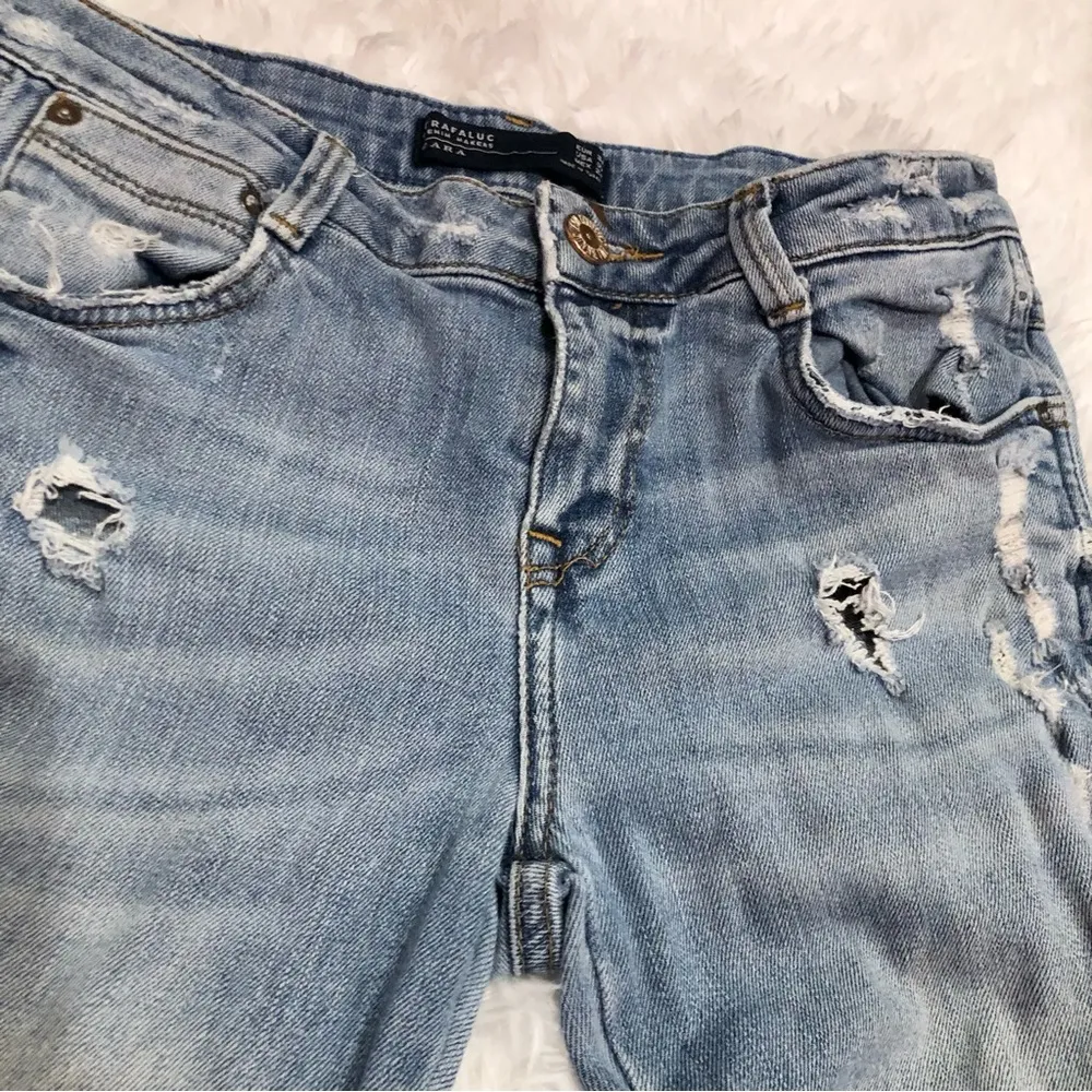 Zara Trafaluc Distressed‎ Ripped Jeans 2 - Image 4