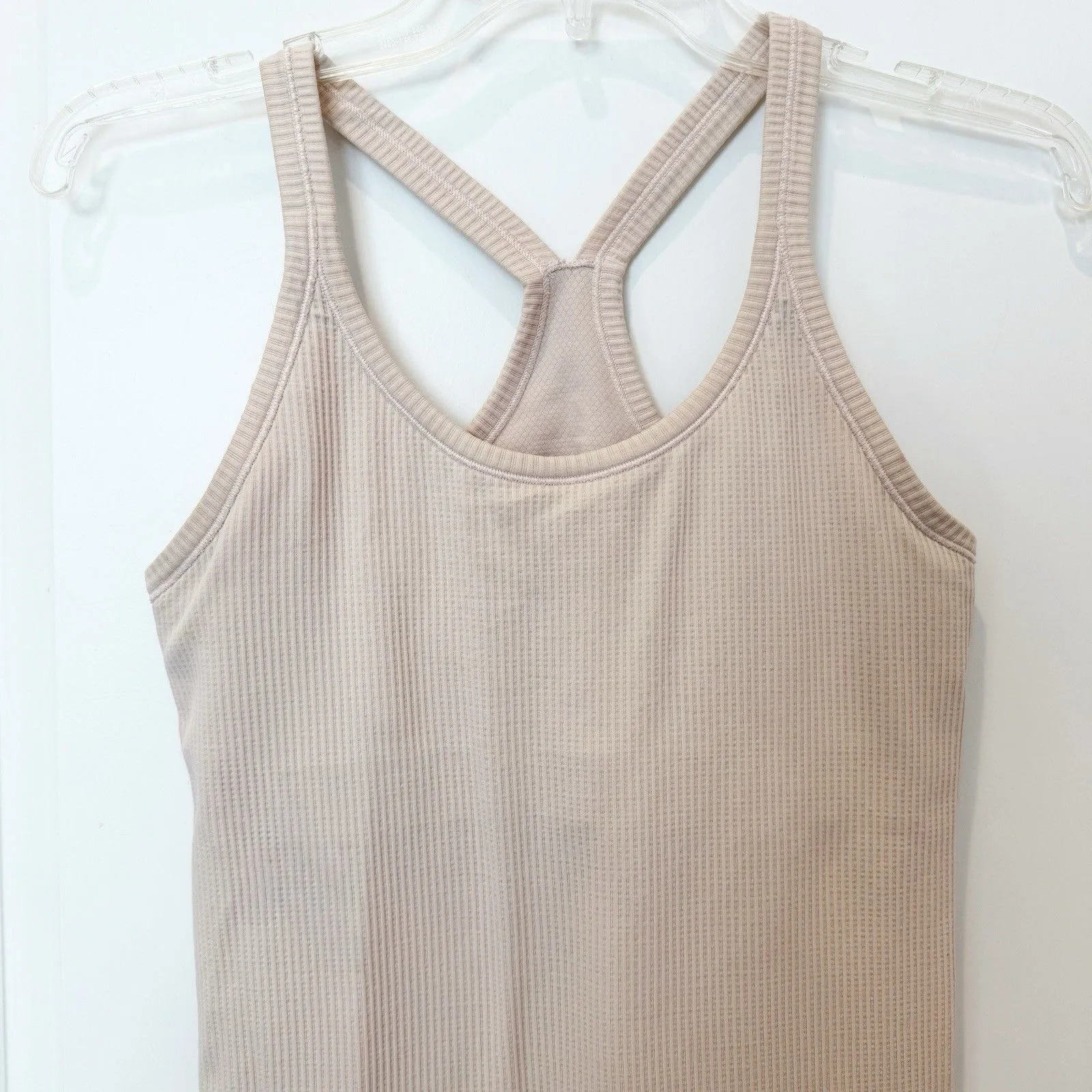 Lululemon Ebb To Street Tank Top Size 8 Ribbed Athletic Sports Run Athleisure - Image 2