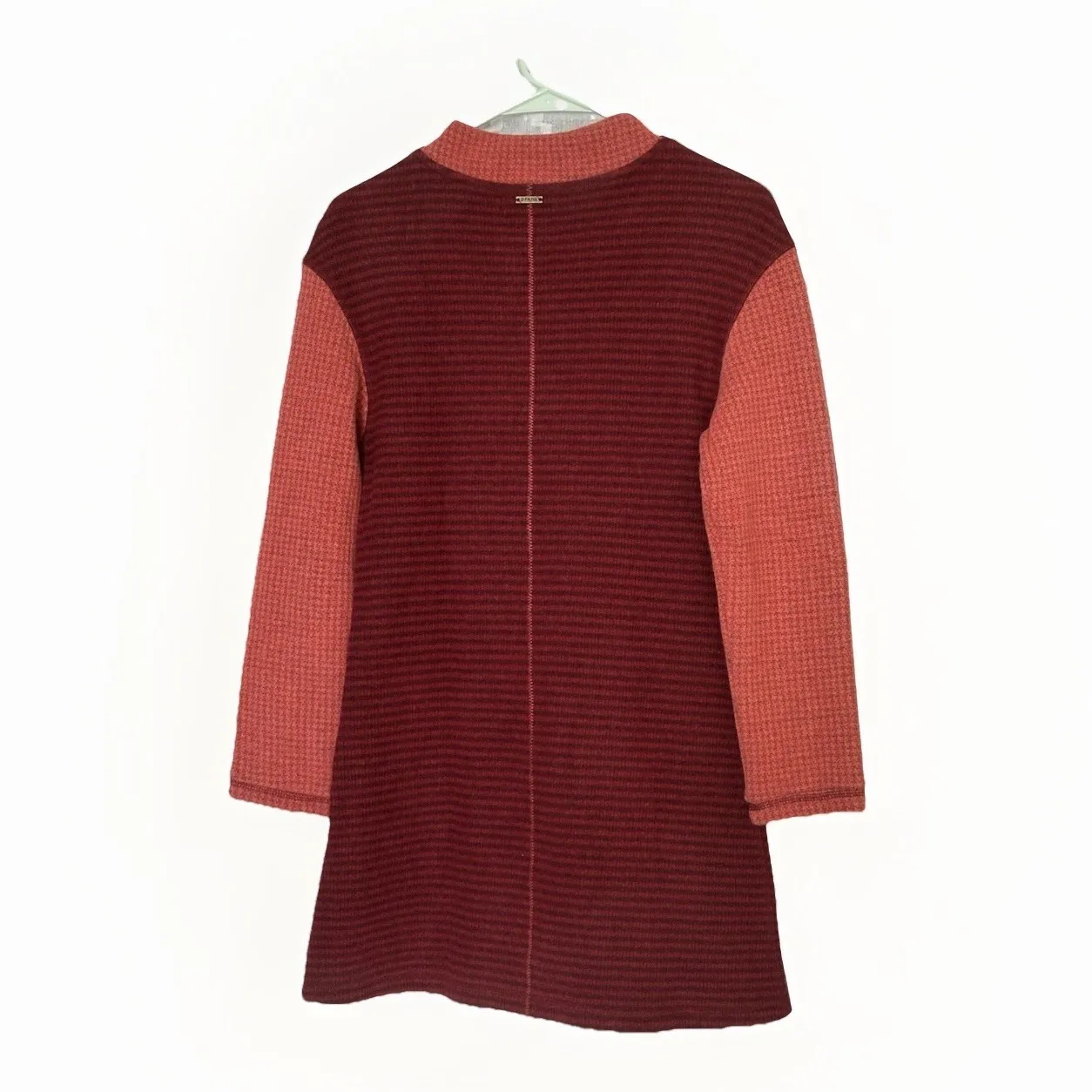 prAna Josette Redberry Wool Blend Sweater Women's Small Longline Cozy Core - Image 2