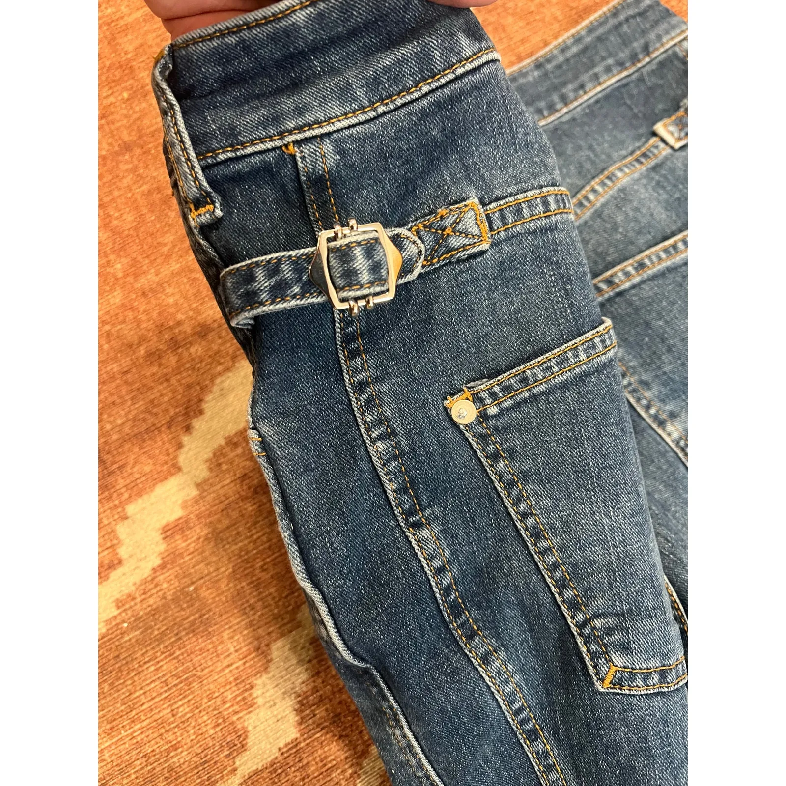 Anthropologie Pilcro & The Letterpress High Wasted Denim Jeans Ankle 28 - Image 5