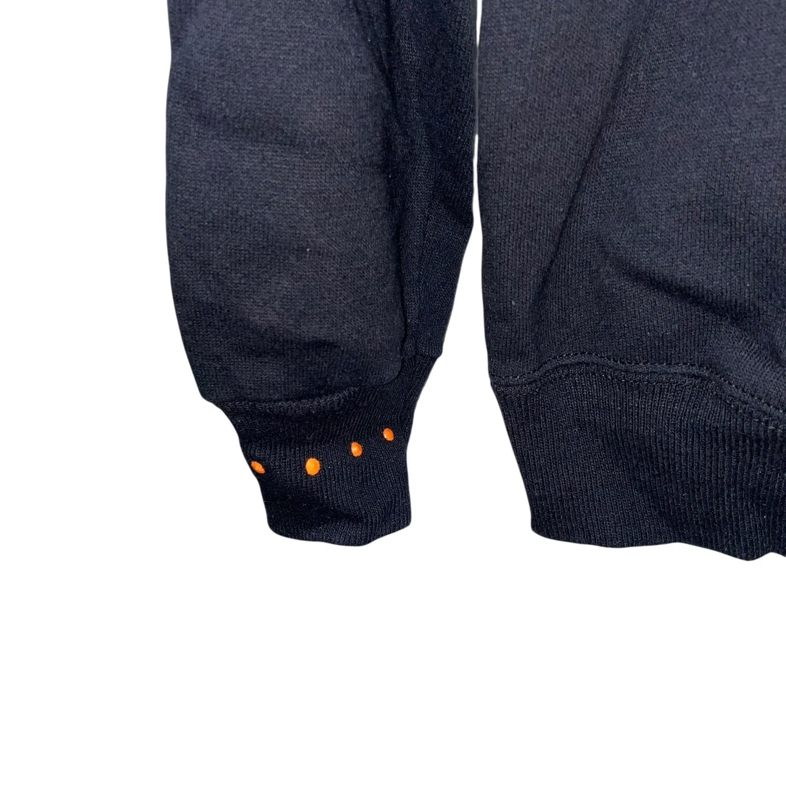 Vintage‎ 80s Halloween Sweatshirt Teddy Bear Pumpkin Boo Black Sz L Handmade - Image 2