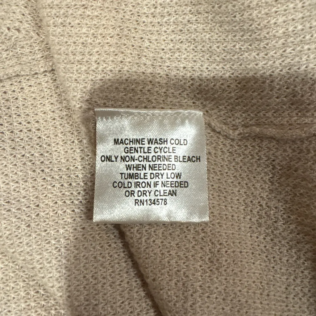 Vineyard Vines Women's Beige Open Cardigan - Image 6