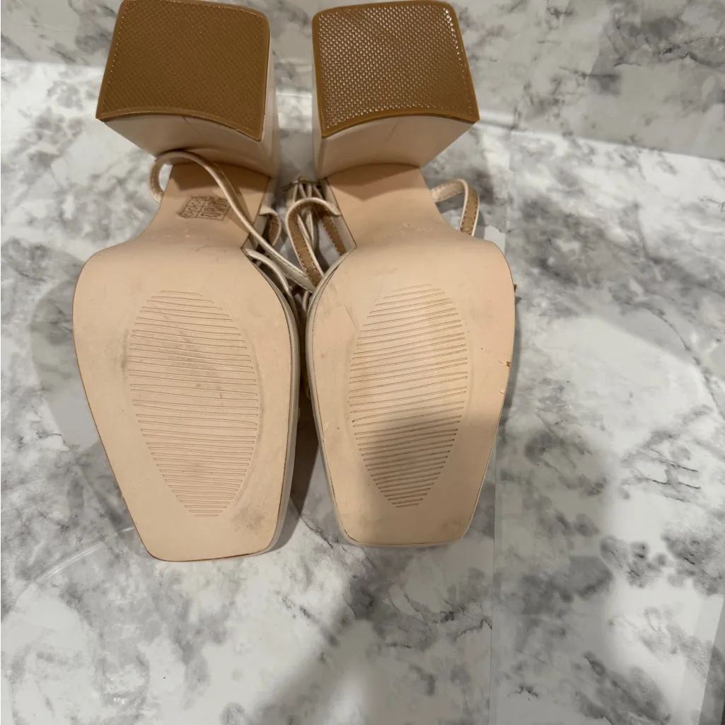 Princess Polly Cammie Heels Cream - Image 10