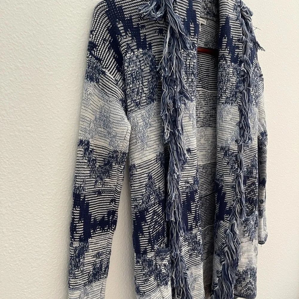 American Eagle Aztec Southern print open knit cardigan size XS - Image 3