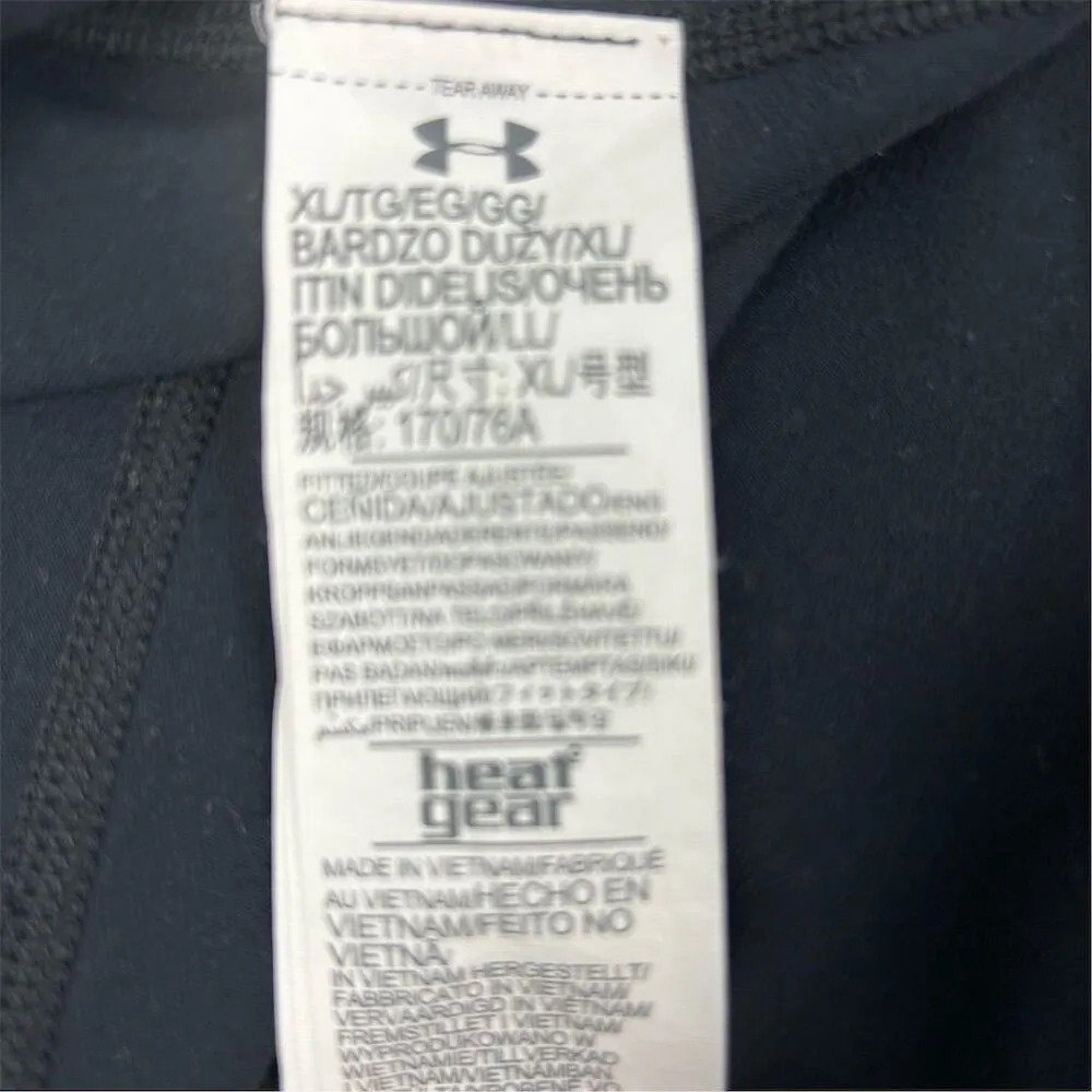 Under Armour Women's HeatGear Capri Leggings Black Size XL Athletic Wear - Image 6