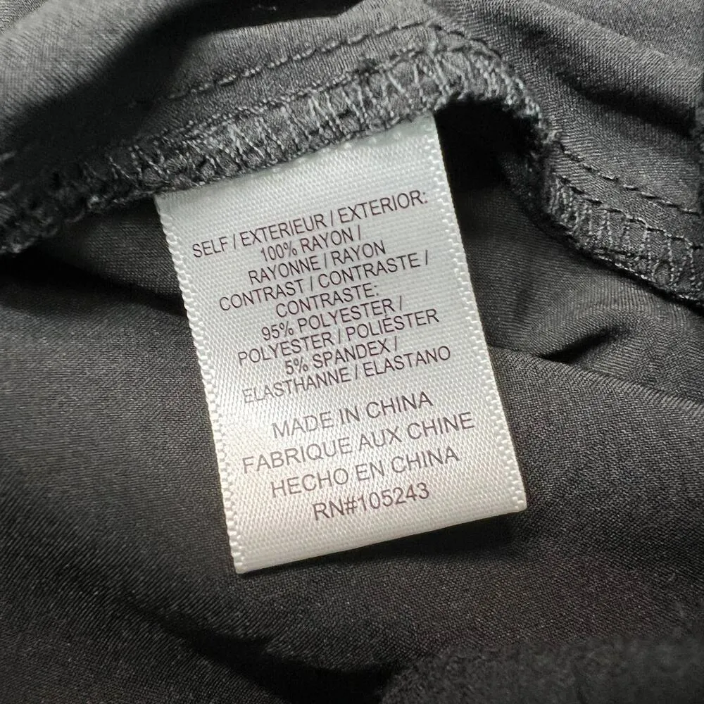 Studio B Gauzy Faux Wrap Maxi Dress Womens Large Beachy Coastal Garden Party - Image 13