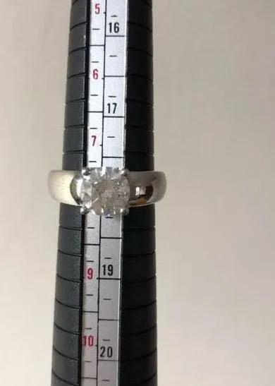 Sterling Silver Diamond Ring - Image 3