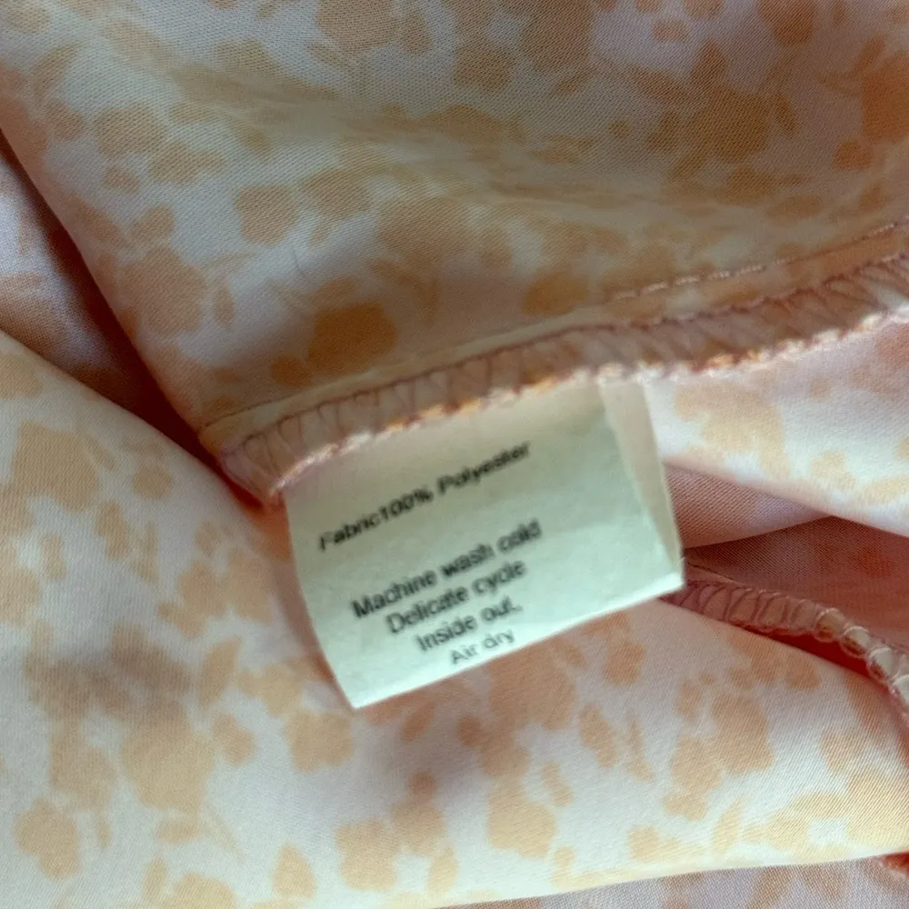 Revolve RESA Hannah Slip Dress Womens Medium Orange Floral Midi NWT Missing Sash - Image 3