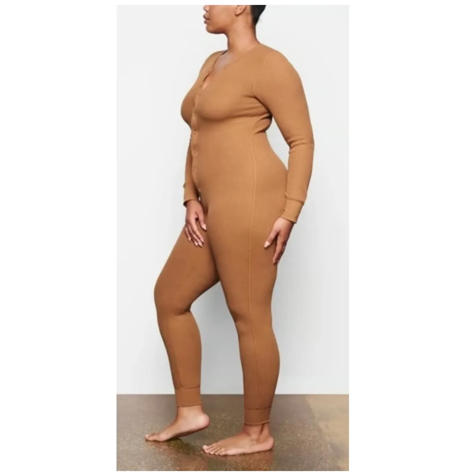 SKIMS  Waffle One-Piece Jumpsuit Size 2X - Image 3