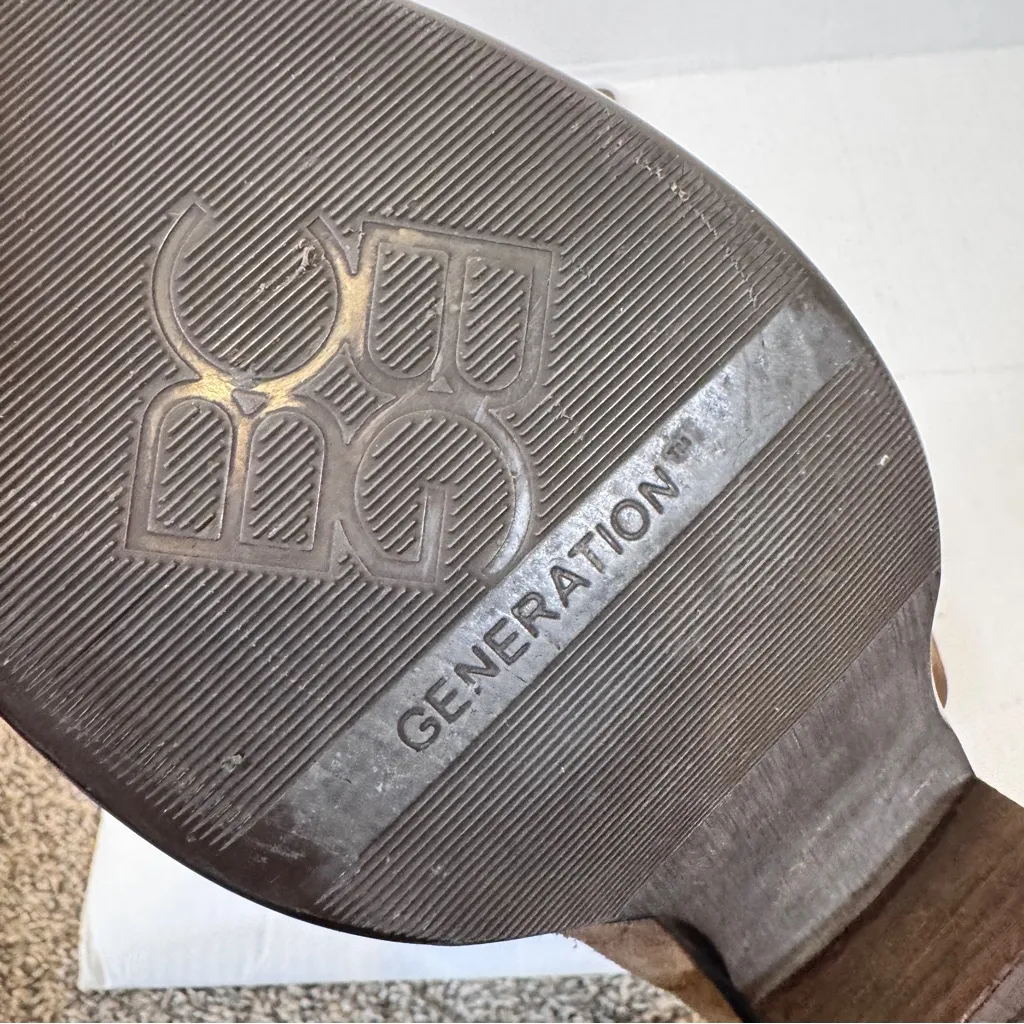 BCBG Generation Green Suede Leather Knee High Boots Womens 8 Fall Classic Heeled - Image 10