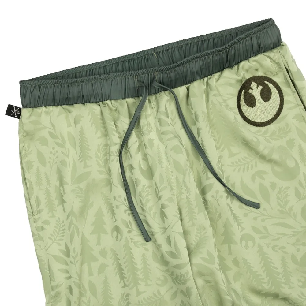 NWT Women’s Heroes & Villains Star Wars Leia Satin Pajama Set Green Size XL - Image 9