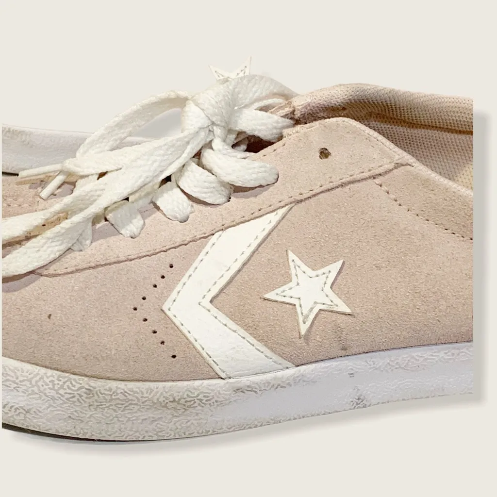 Converse Size 5 Pink Leather Breakpoint OX‎ Lowtop Sneaker - Image 2