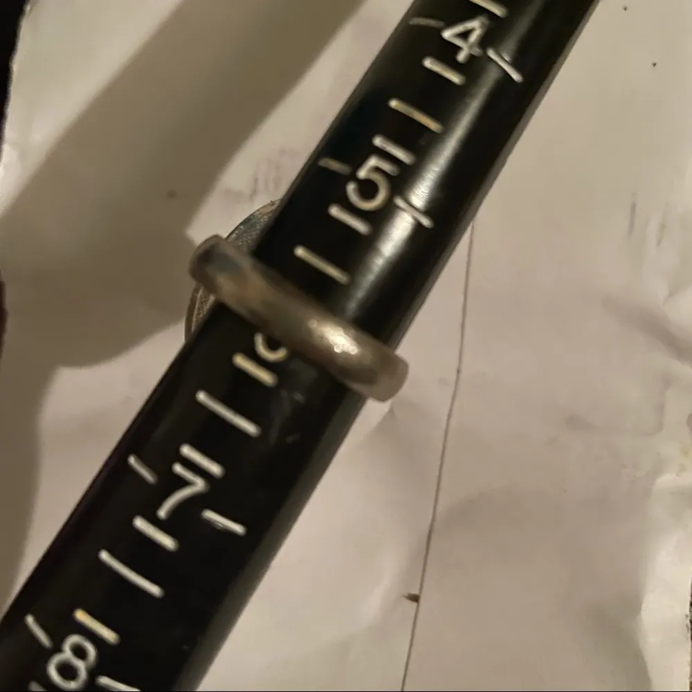 Whiting & Davis Vintage  Hematite stone ring - Image 7