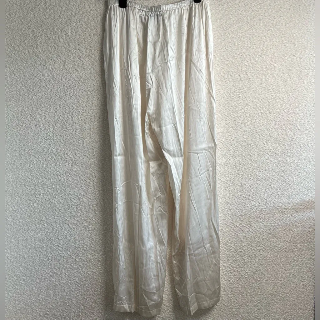Solid & Striped NWT Women’s Monaco Satin‎ Pant Brule Pants Size Medium - Image 4