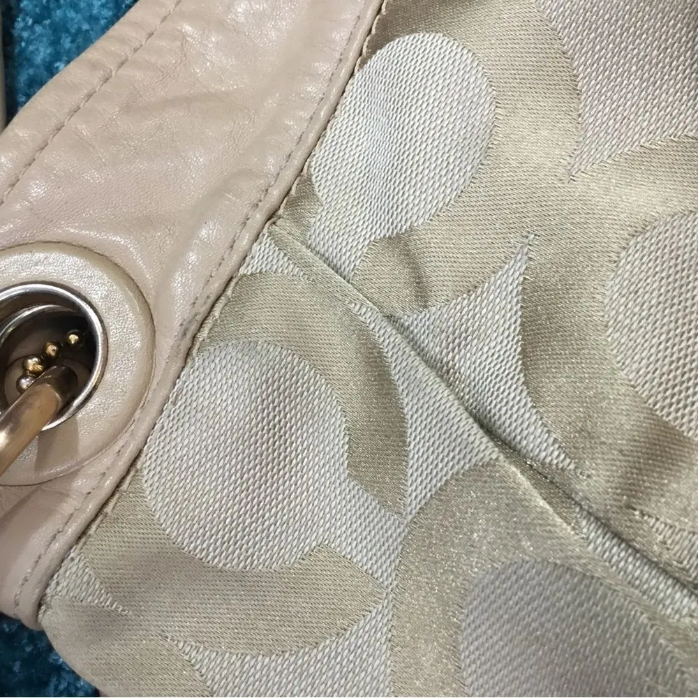 Coach Parker Op Art Shoulder Handbag - Image 8