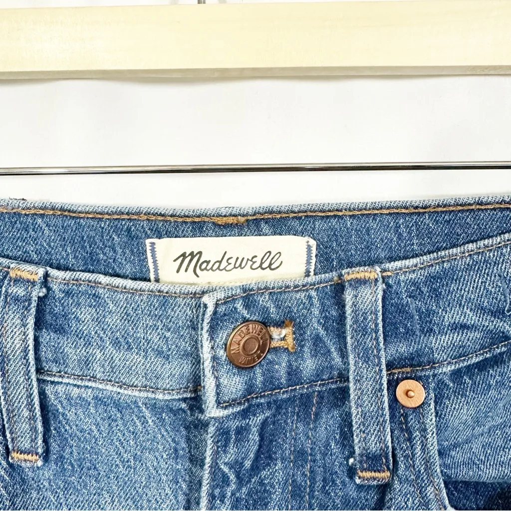 Madewell The High Rise Boyjean Jeans in Moorland Wash - Image 9