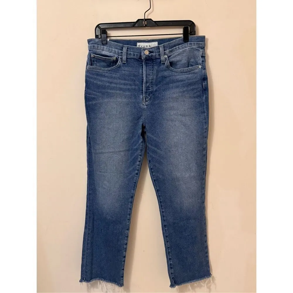 Frank & Eileen Cork Everyday Jeans Raw Hem Antique Blue 32 - Image 2