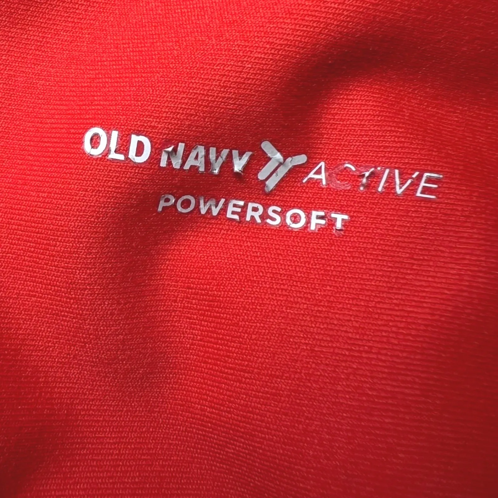 Old Navy Active PowerSoft High Rise Bike Shorts Womens XL Orange Workout Gym - Image 4