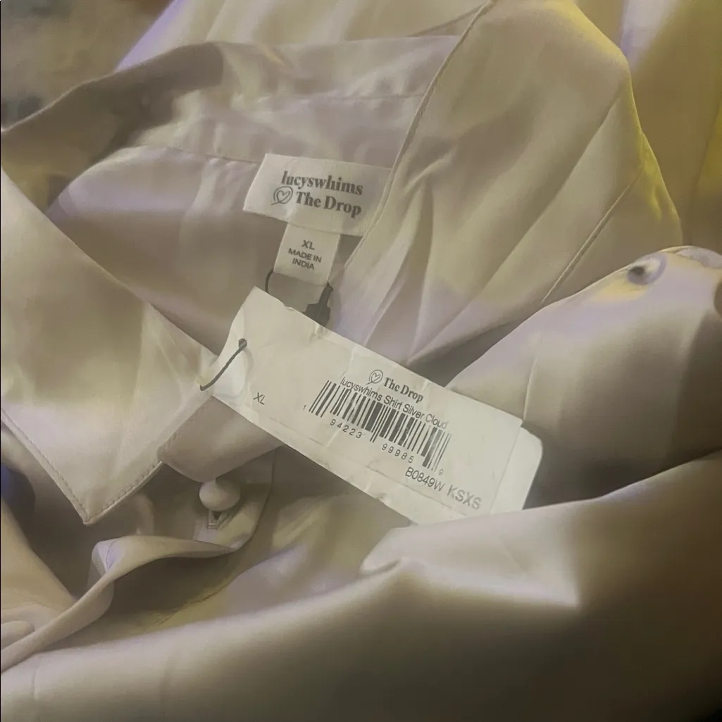 NWT | The Drop | Lucyswhims woman long sleeve Button down | Dress Shirt Size XL - Image 7