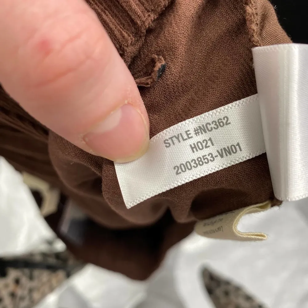 Madewell Corduroy Pull on Joggers Cotton Cropped High Rise Straight Leg NEW XL - Image 8