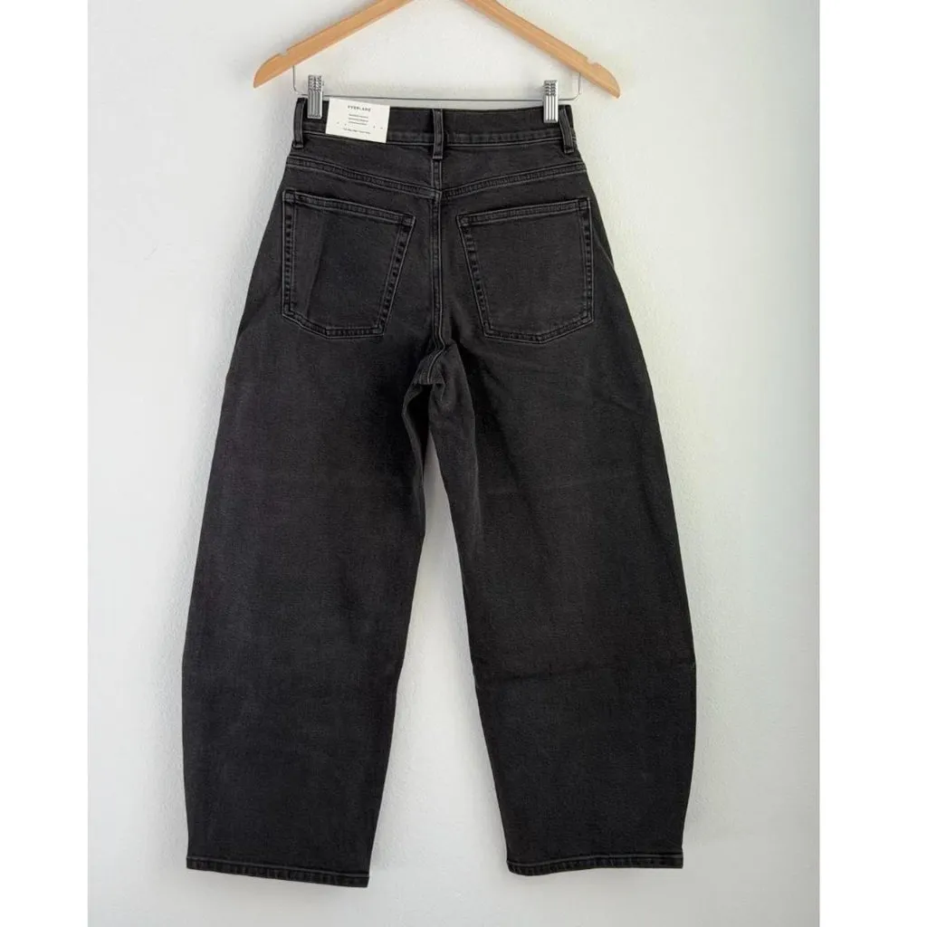 Everlane The Way High Curve Jean in Washed Black, Size 26 - Image 11