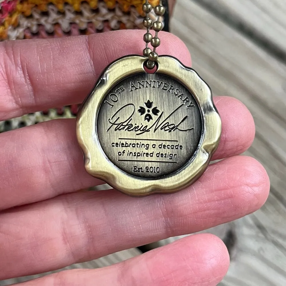 Patricia Nash Spanish Multi Zig Zag Textile Woven Bucket Hobo Bag. NEW - Image 12