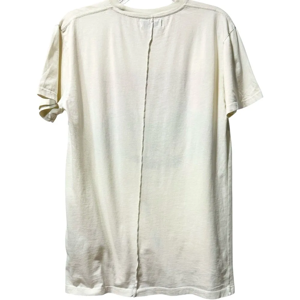 Anine‎ Bing - Vintage Bing Tee in Vintage White Americana / Eagle Small Sold OUT - Image 5