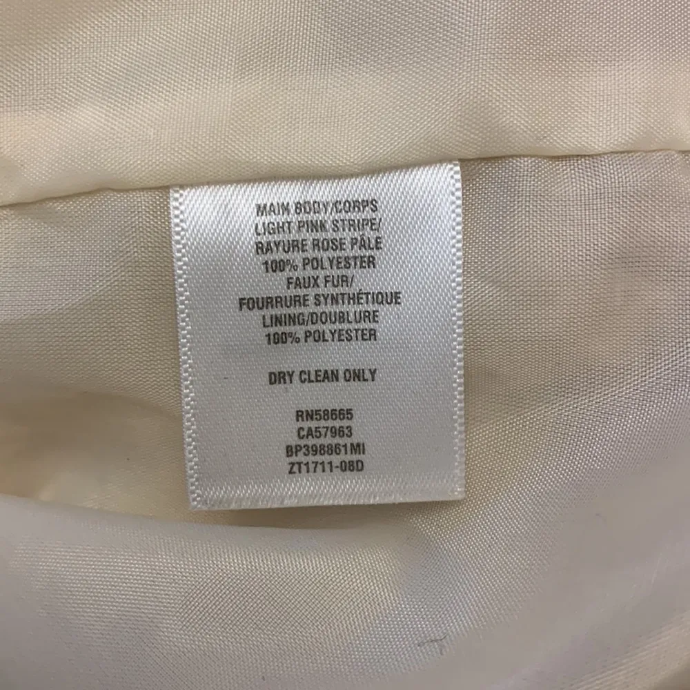 . Stripe Faux Shearling Jacket - Image 7