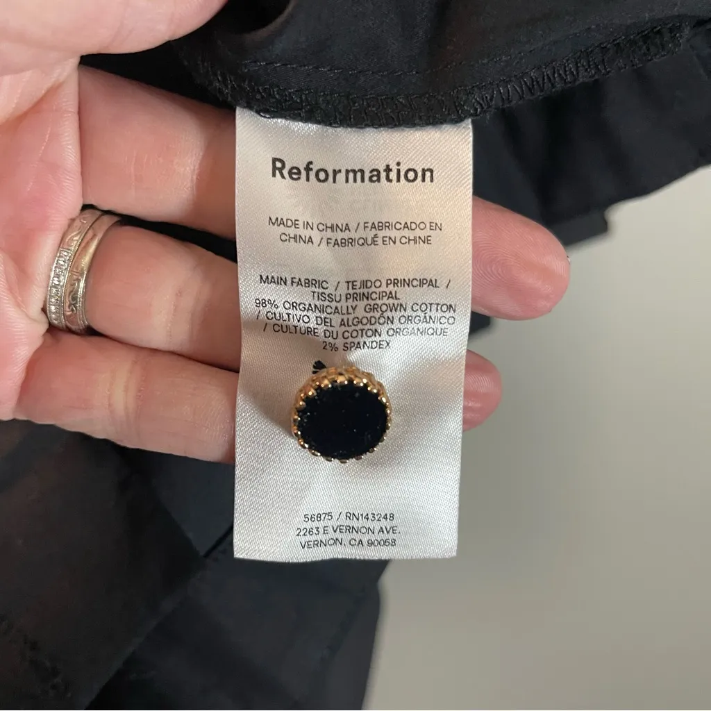 Reformation Halia Long-Sleeve Button-Front Midi Dress - Image 11