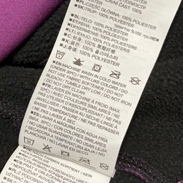 BURTON Crown Bonded Pullover Fleece Hoodie M 21.5” p2p Purple Magic $99 NWOT - Image 9