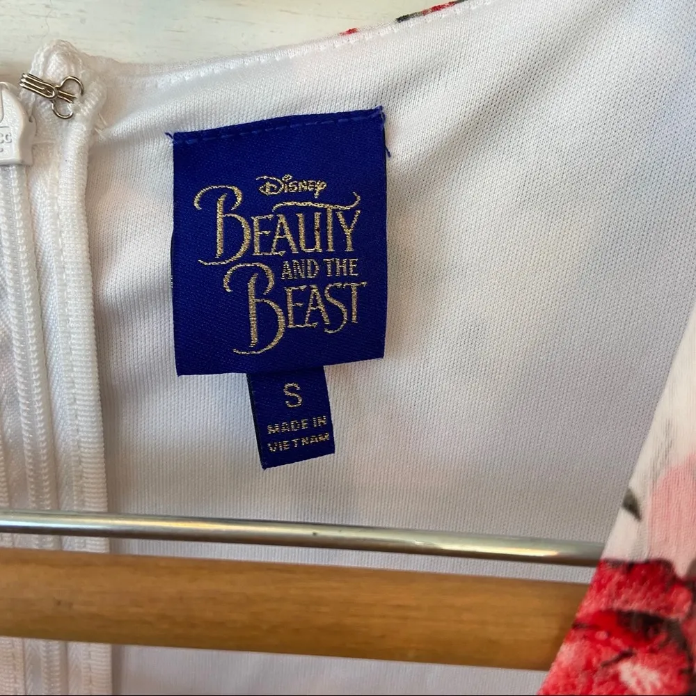 Disney Beauty and the Beast Floral Romper.  Size Small. - Image 4