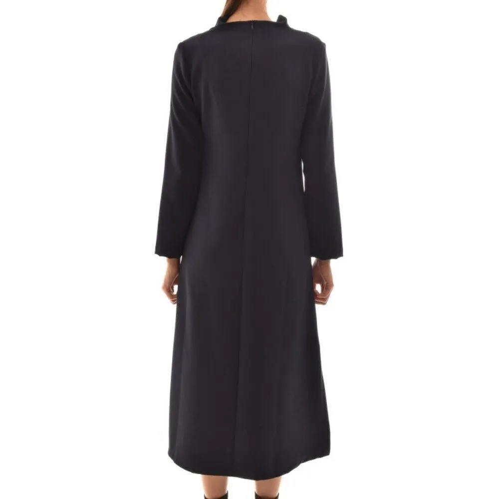 NWT Blue V Neck Stretch Tunic Dress Size XS - Image 2