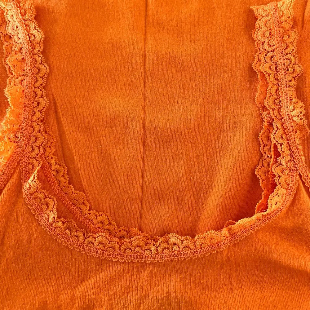 Arizona 100% Cotton & lace tank top size M - Image 2